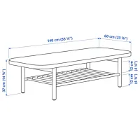 Măsuță de cafea Ikea Listerby 5444898 Brown photo 4