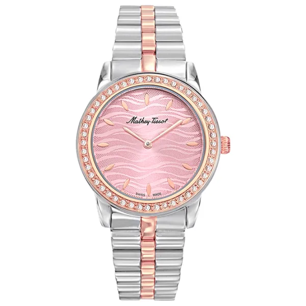 Ceas de mână pentru femei Mathey-Tissot D10860BQPK Cuarț / 34 mm photo 1