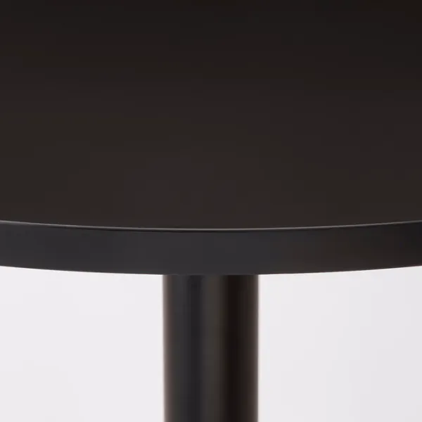 Обеденные стол со стульями Ikea Stenssele Круглая / ДСП / Черный photo 4