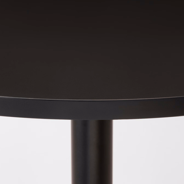 Обеденные стол со стульями Ikea Stenssele Круглая / ДСП / Черный photo 4