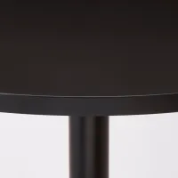 Обеденные стол со стульями Ikea Stenssele Круглая / ДСП / Черный photo 4