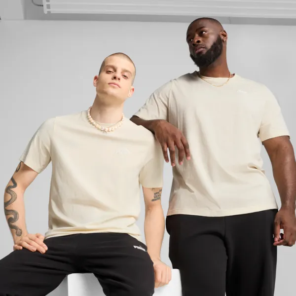 Футболка для мужчин Puma Ess Small No. 1 Logo Tee (S) 100% хлопок / Бежевый photo 3 Футболка для мужчин Puma Ess Small No. 1 Logo Tee (S) 100% хлопок / Бежевый photo 3