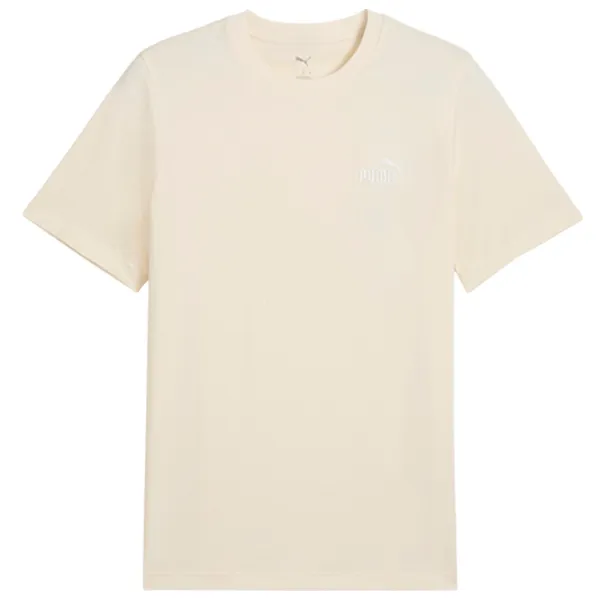Tricou pentru bărbați Puma Ess Small No. 1 Logo Tee (S) 100% bumbac / Beige photo 1