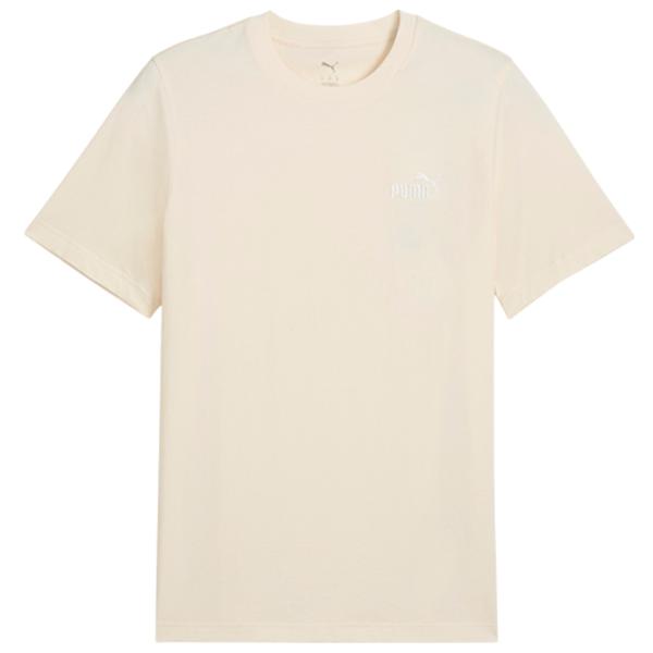 Tricou pentru bărbați Puma Ess Small No. 1 Logo Tee (S) 100% bumbac / Beige photo 1
