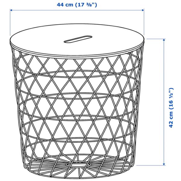 Măsuță de cafea Ikea Kvistbro 5331079 Black photo 6