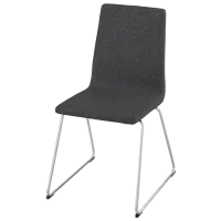 Set masă și scaune Ikea Mariedamm Rotundă / PAL / Black photo 3