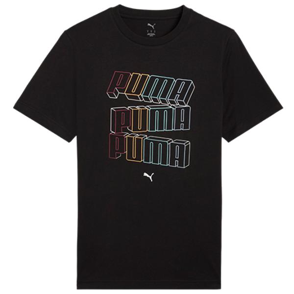 Tricou pentru bărbați Puma Ess Logo Lab Hog Tee 100% bumbac / Black photo 1