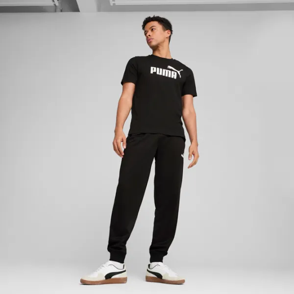 Tricou pentru bărbați Puma Ess No. 1 Logo Tee 100% bumbac / Black photo 3 Tricou pentru bărbați Puma Ess No. 1 Logo Tee 100% bumbac / Black photo 3
