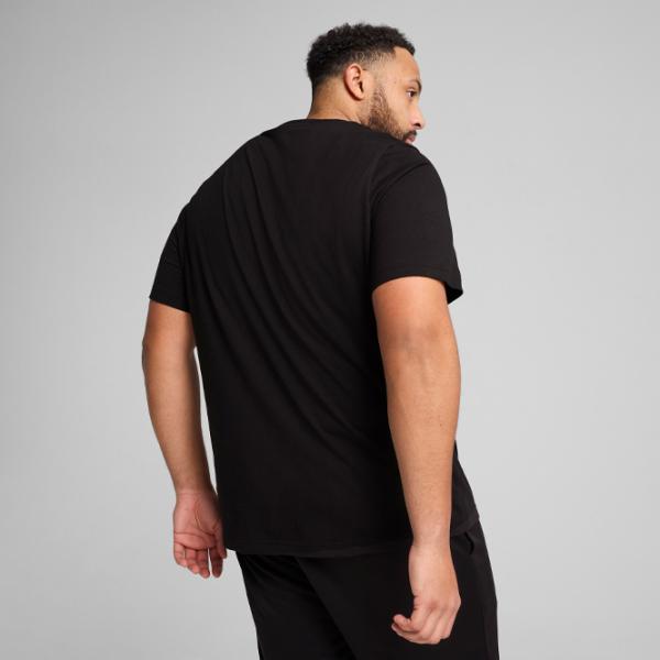 Tricou pentru bărbați Puma Ess No. 1 Logo Tee 100% bumbac / Black photo 4 Tricou pentru bărbați Puma Ess No. 1 Logo Tee 100% bumbac / Black photo 4