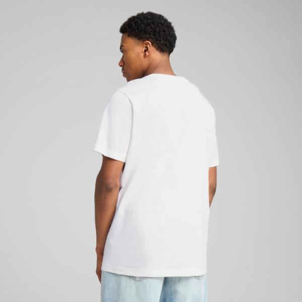 Футболка для мужчин Puma Ess No. 1 Logo Tee 100% хлопок / Белый photo 5