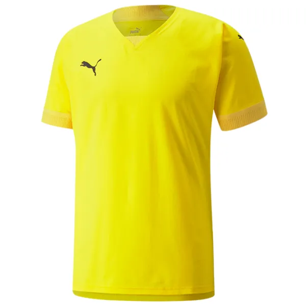 Tricou pentru bărbați Puma Team Final Jersey 100% poliester / Yellow photo 1