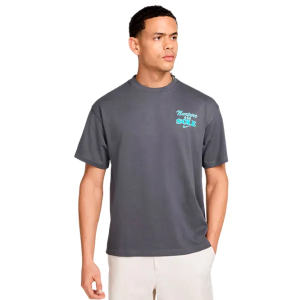 Tricou pentru bărbați Nike Sportswear Max90 Blooming 100% bumbac / Gray photo 1