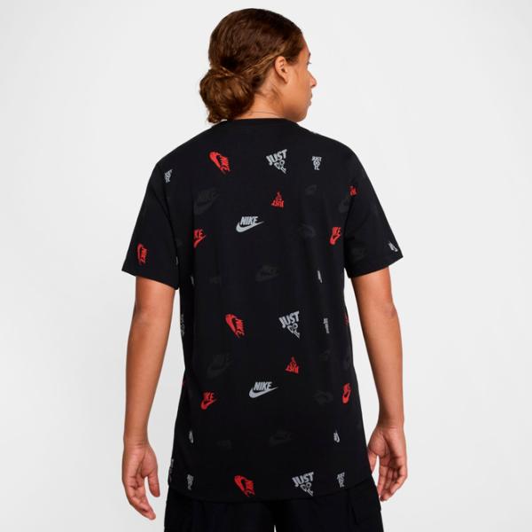 Tricou pentru bărbați Nike M Sportswear 12Mo Aop Sp25 100% bumbac / Black photo 2