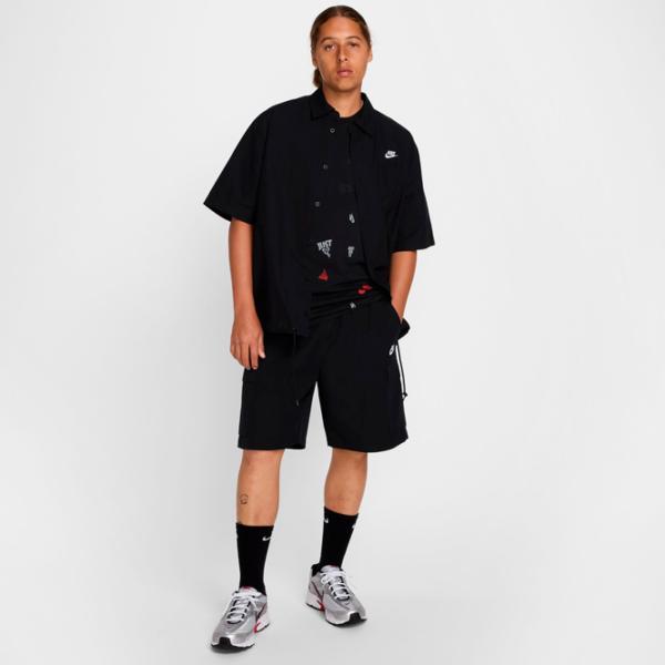Tricou pentru bărbați Nike M Sportswear 12Mo Aop Sp25 100% bumbac / Black photo 3