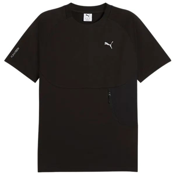 Tricou pentru bărbați Puma Pumatech Pocket Tee 35% bumbac / Black photo 1 Tricou pentru bărbați Puma Pumatech Pocket Tee 35% bumbac / Black photo 1