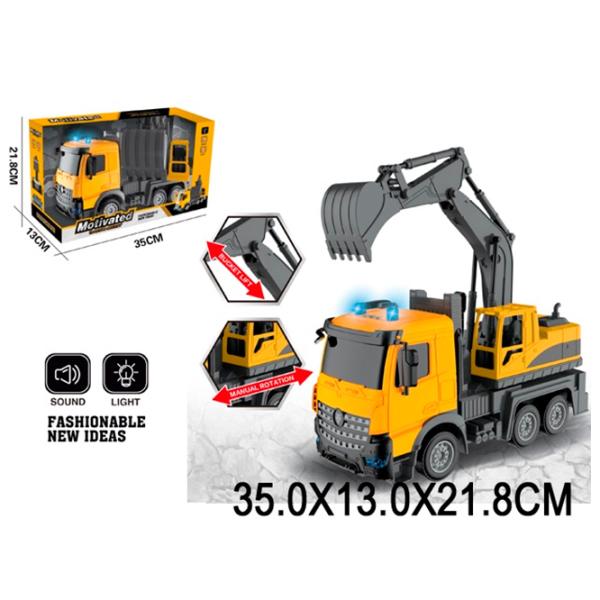 Грузовик Richi Tichi 99892 8600022199892  / / Серый Желтый photo 7 Грузовик Richi Tichi 99892 8600022199892  / / Серый Желтый photo 7