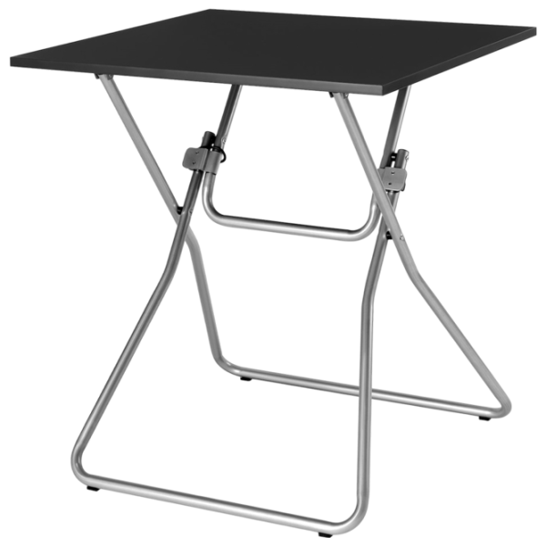 Обеденные стол со стульями Ikea Gunde Квадратная / ДСП / Черный photo 2