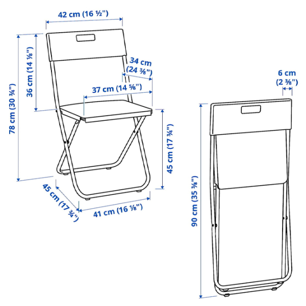 Обеденные стол со стульями Ikea Gunde Квадратная / ДСП / Черный photo 4