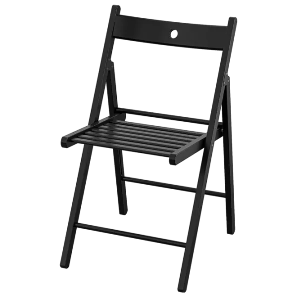 Set masă și scaune Ikea Hauga/Frosvi Dreptunghiulară / Lemn / Black photo 2