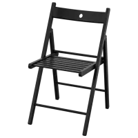Обеденные стол со стульями Ikea Hauga/Frosvi Прямоугольная / Дерево / Черный photo 2