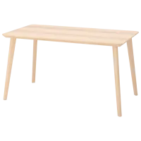 Set masă și scaune Ikea Lisabo/Tallmyra Dreptunghiulară / Lemn / Wood photo 3
