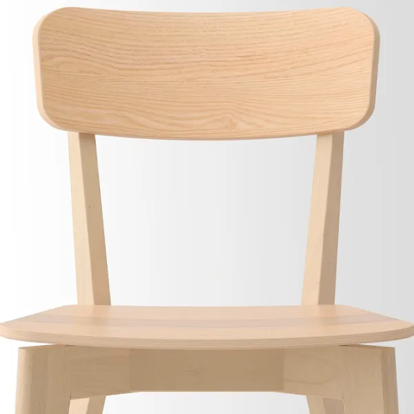 Set masă și scaune Ikea Lisabo Dreptunghiulară / Lemn / Wood photo 3