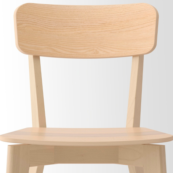 Set masă și scaune Ikea Lisabo Dreptunghiulară / Lemn / Wood photo 3