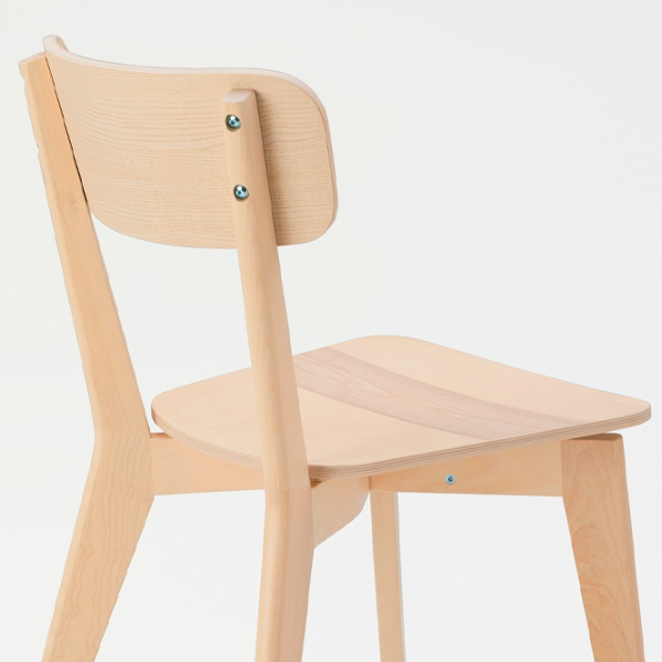 Set masă și scaune Ikea Lisabo Dreptunghiulară / Lemn / Wood photo 6