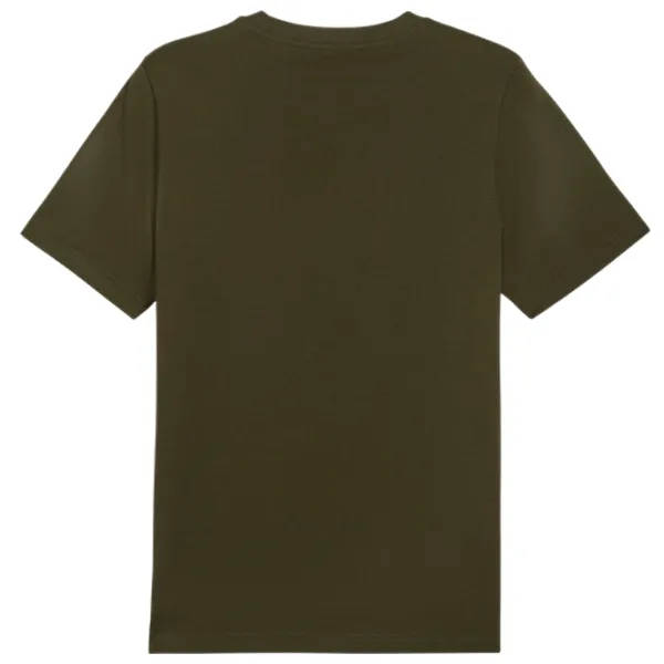 Tricou pentru bărbați Puma Ess Elevated Embroidered Tee 100% bumbac / Olive Green photo 2