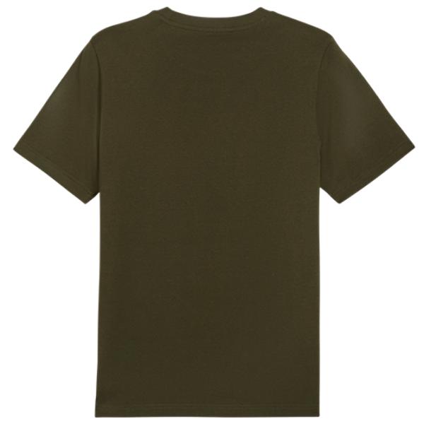 Tricou pentru bărbați Puma Ess Elevated Embroidered Tee 100% bumbac / Olive Green photo 2