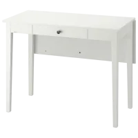 Set masă și scaune Ikea Idanas/Skogsbo Dreptunghiulară / MDF / White photo 2