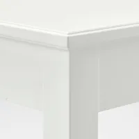 Set masă și scaune Ikea Idanas/Skogsbo Dreptunghiulară / MDF / White photo 5