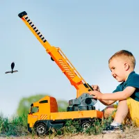 Грузовик Polеsie PowerTruck crane truck 8824 / / Желтый Оранжевый photo 5