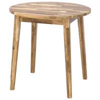 Обеденные стол со стульями Ikea Nackanas/Ebbalycke/Idekulla Круглая / Дерево / Wood photo 2