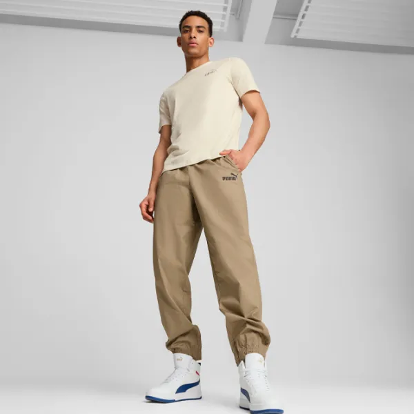 Tricou pentru bărbați Puma Ess Elevated Embroidered Tee 100% bumbac / Beige photo 4 Tricou pentru bărbați Puma Ess Elevated Embroidered Tee 100% bumbac / Beige photo 4