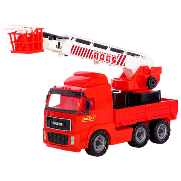 Camion Polеsie PowerTruck fire engine 8787  / / Gray Red photo 1 Camion Polеsie PowerTruck fire engine 8787  / / Gray Red photo 1