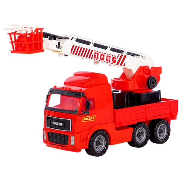 Camion Polеsie PowerTruck fire engine 8787  / / Gray Red photo 1 Camion Polеsie PowerTruck fire engine 8787  / / Gray Red photo 1