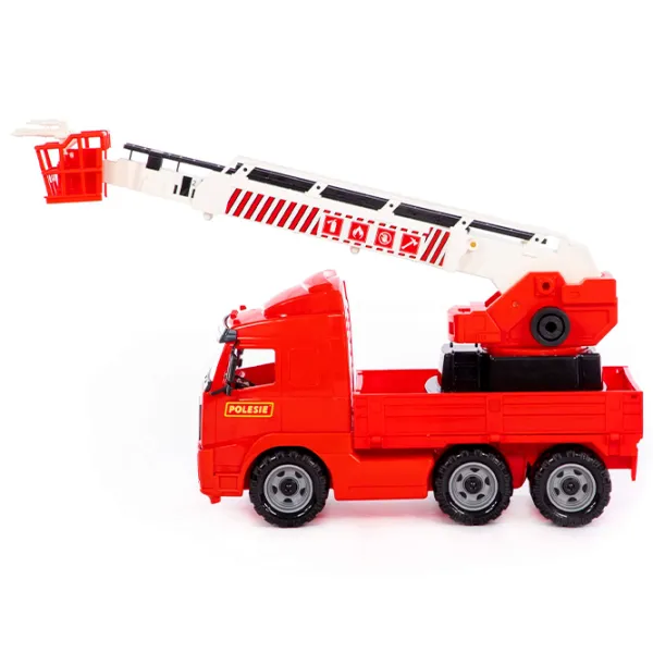 Camion Polеsie PowerTruck fire engine 8787  / / Gray Red photo 2 Camion Polеsie PowerTruck fire engine 8787  / / Gray Red photo 2
