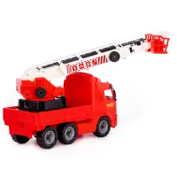 Грузовик Polеsie PowerTruck fire engine 8787 / / Серый Красный photo 4