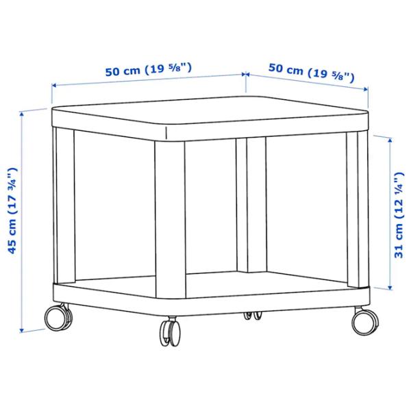 Măsuță de cafea Ikea Tingby 5444903 White photo 4