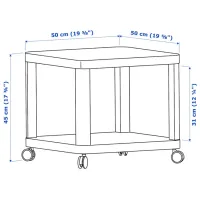 Măsuță de cafea Ikea Tingby 5444903 White photo 4