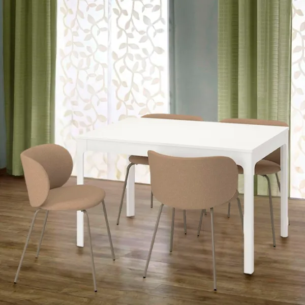 Обеденные стол со стульями Ikea Ekedalen/Krylbo/Tonerud Прямоугольная / ДСП / Белый photo 6
