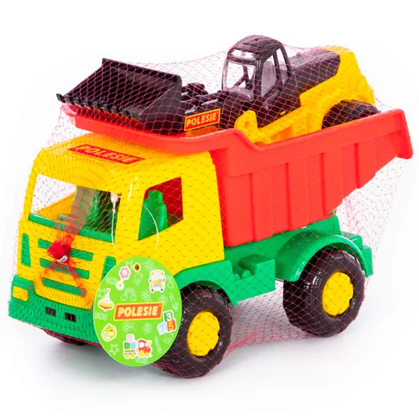 Camion Polеsie Miraj+Tractor 46840  / / Black Multicolor photo 4 Camion Polеsie Miraj+Tractor 46840  / / Black Multicolor photo 4