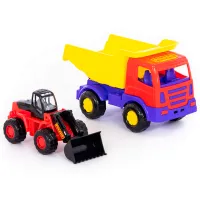 Camion Polеsie Miraj+Tractor 46840 / / Black Multicolor photo 7