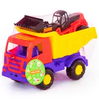 Camion Polеsie Miraj+Tractor 46840 / / Black Multicolor photo 8