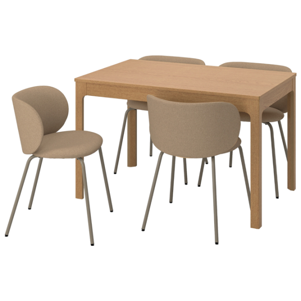Обеденные стол со стульями Ikea Ekedalen/Krylbo/Tonerud Прямоугольная / ДСП / Wood photo 1