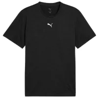 Футболка для мужчин Puma M Tad Essentials Heather Left Chest Logo Tee 100% полиэстер / Черный