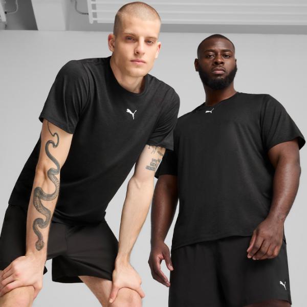 Tricou pentru bărbați Puma M Tad Essentials Heather Left Chest Logo Tee 100% poliester / Black photo 2 Tricou pentru bărbați Puma M Tad Essentials Heather Left Chest Logo Tee 100% poliester / Black photo 2