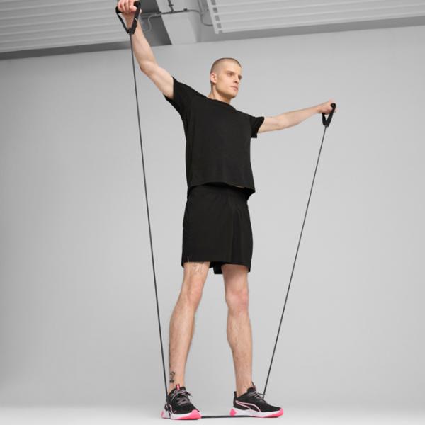 Футболка для мужчин Puma M Tad Essentials Heather Left Chest Logo Tee 100% полиэстер / Черный photo 5 Футболка для мужчин Puma M Tad Essentials Heather Left Chest Logo Tee 100% полиэстер / Черный photo 5