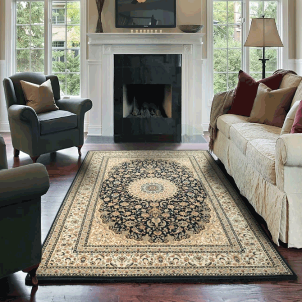 Covor Covoare Ungheni Bella Classic Beige Black / Lână photo 3